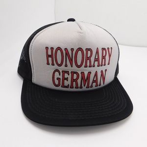 Honorary German Hat Cap Snapback Black